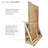 Madeline frameless sliding shower door, 5/16 in. frost glass, 56-60 in. w x 60 in. h, right install-69322831