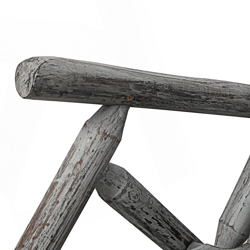 Chaise berçante de véranda, chaise berçante, Gris clair