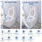 Smart Toilet Bidet Tankless, Foot Sensor, Elongated Dual Flush One-piece Toilet