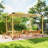 DIY Pergola Kit, Pergola Brackets with 3-Way Corner Brackets and Post Base for 4" x 4" (Actual 3.6" x 3.6") Lumber, 8 PCS Includes Screws