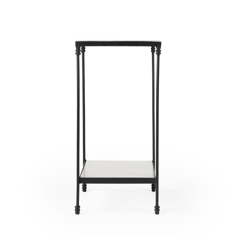 Larkin Square 12'' L x 12'' W Outdoor Side Table