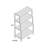 Bernardston Solid Wood Four Tier Step Bookcase-823213571-902250074