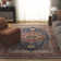 Samarkand 100 One Hundred Fourteen Area Rug In Navy / Rust