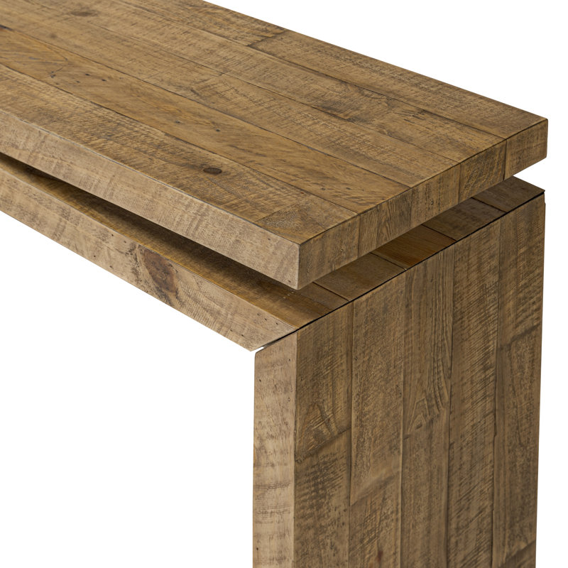 Matthes Solid Wood Console Table, Sierra Rustic Natural, 30.75" H x 60" W x 15" D