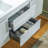 59 in. W x 19.6 in. D Wall Mounted Floating Vanity with Resin Composite Vanity Top-88075222-88075223