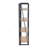 Contemporary Bookcase In Black Painted Metal And Natural Wood By Lumisource-1732995796