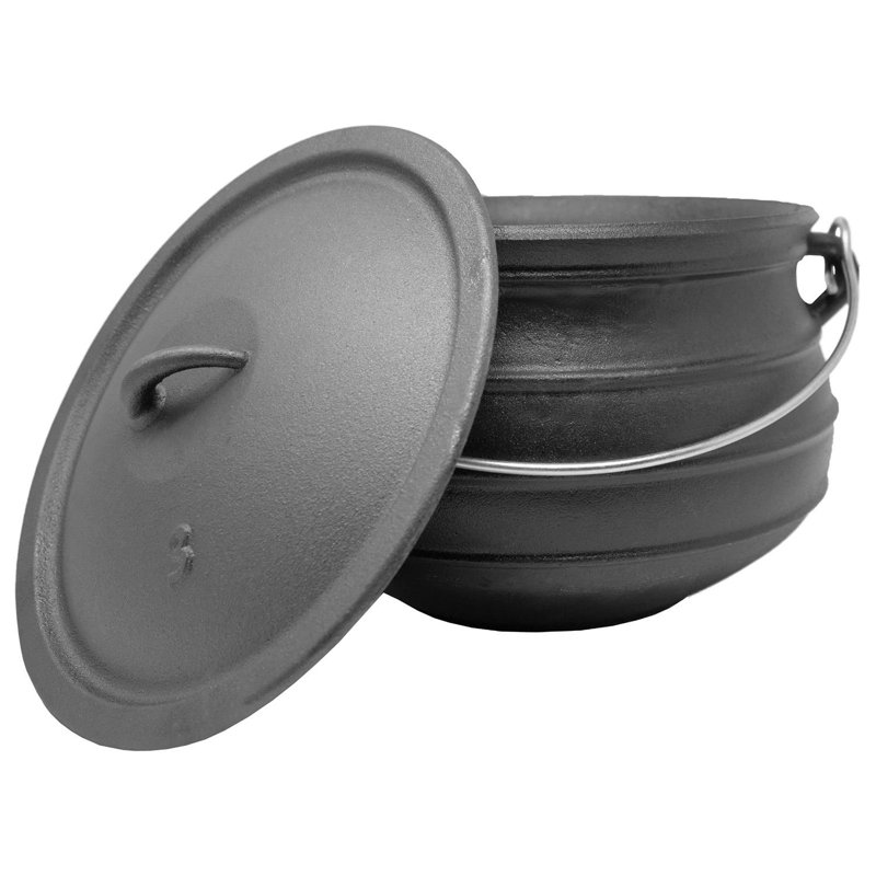 Klarstein Beefalo Cast Iron Round Casserole Dish, 8