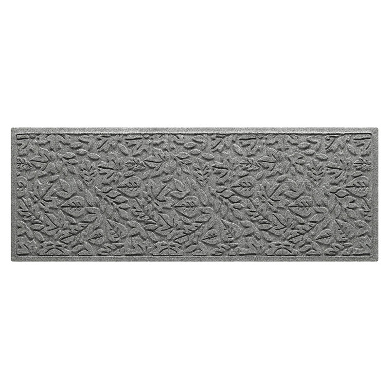 Paillasson intérieur 22 po x 60 po WaterHog® Fall Day, Gris moyen, Rectangle 1 pi 8 po x 5 pi
