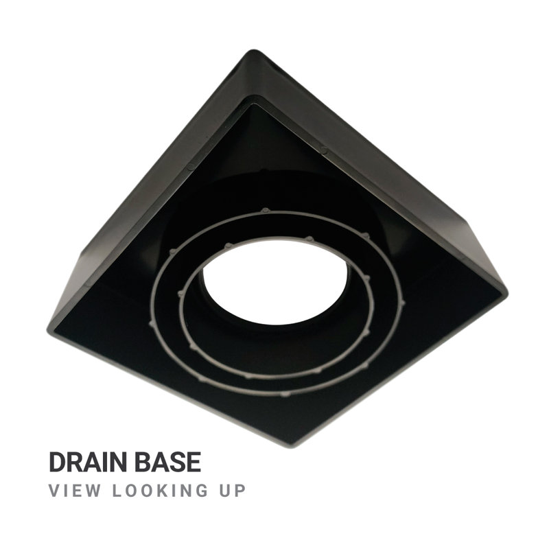 6 po Grille de drainage carrée robuste en acier inoxydable de qualité supérieure pour plusieurs tailles de tuyaux - couvercle de drainage fabriqué aux États-Unis