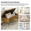 Banc de rangement rembourré en velours Kajana-1744313858