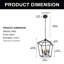 Lustre lanterne 4 lumières-1502294355