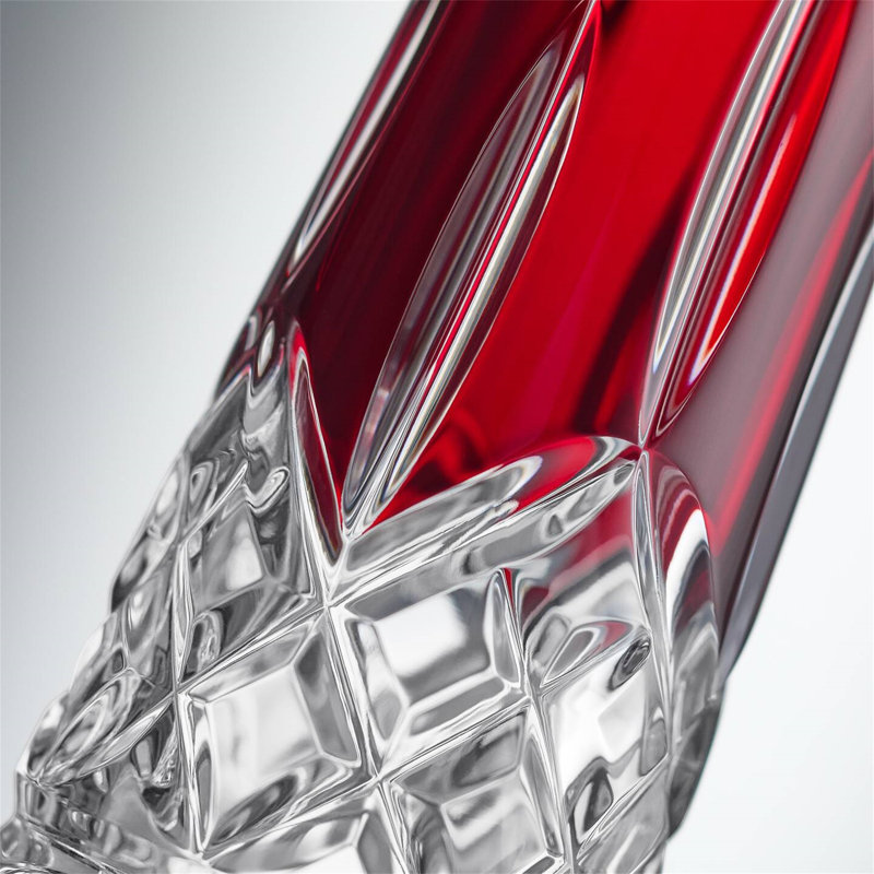 Waterford Lismore Red Bud Vase 7in