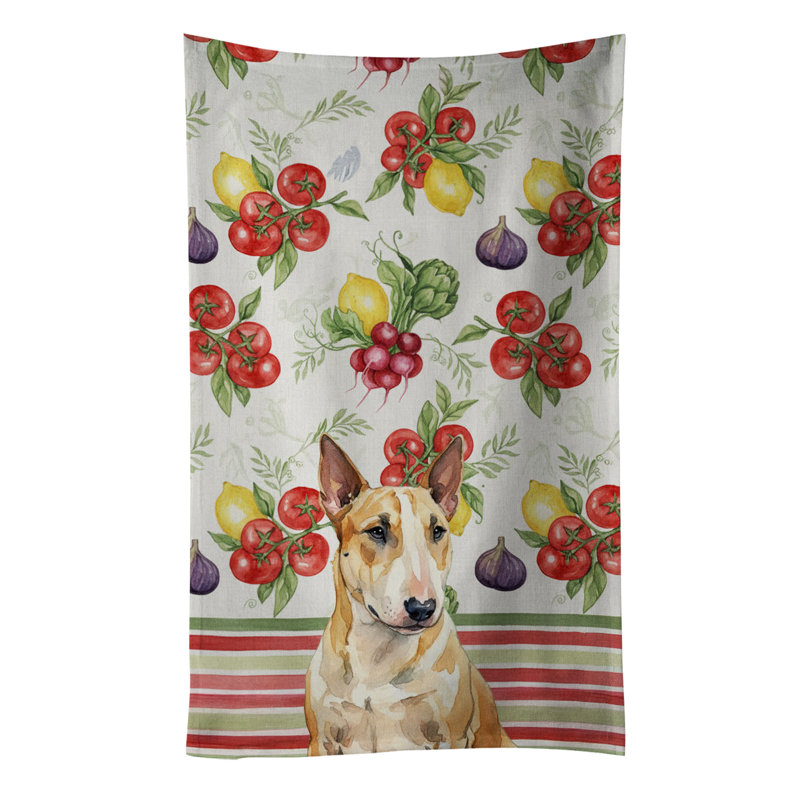 Serviette de cuisine miniature Bull Terrier, Miniature Bull Terrier