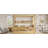 Scandinavian  Montessori Floor Bed with Guardrails and Smart Storage-125179318-125179321
