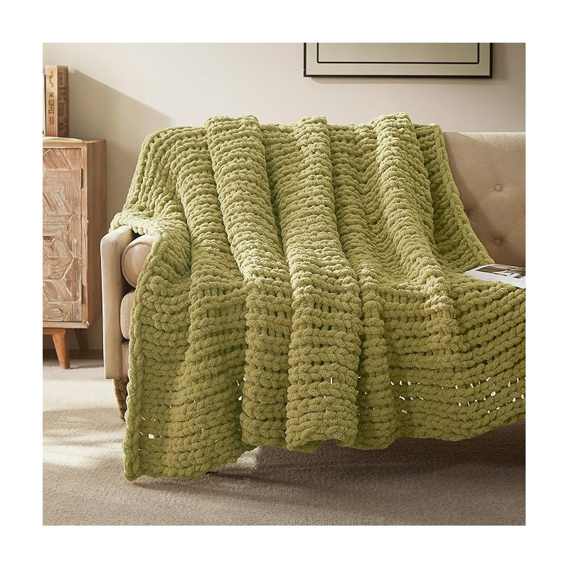 Jeté pour canapé SLEep Zone, L 90 po x l 80 po, Vert