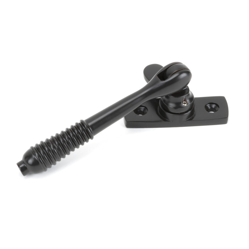 Reeded Fastener Lock, Aged Bronze