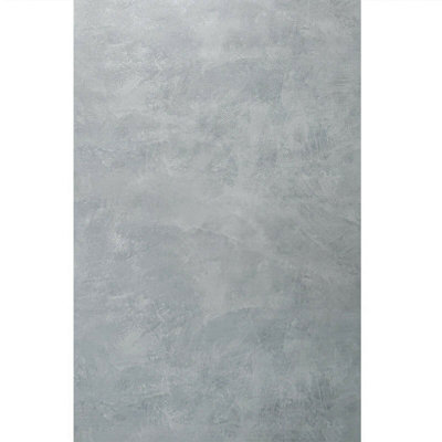 Plain Metallic Contemporary Faux Concrete Plaster Wallpaper