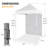 5 Ft. W x 5 Ft. D Steel Pop-Up Canopy Tent With Sunwall-86456020