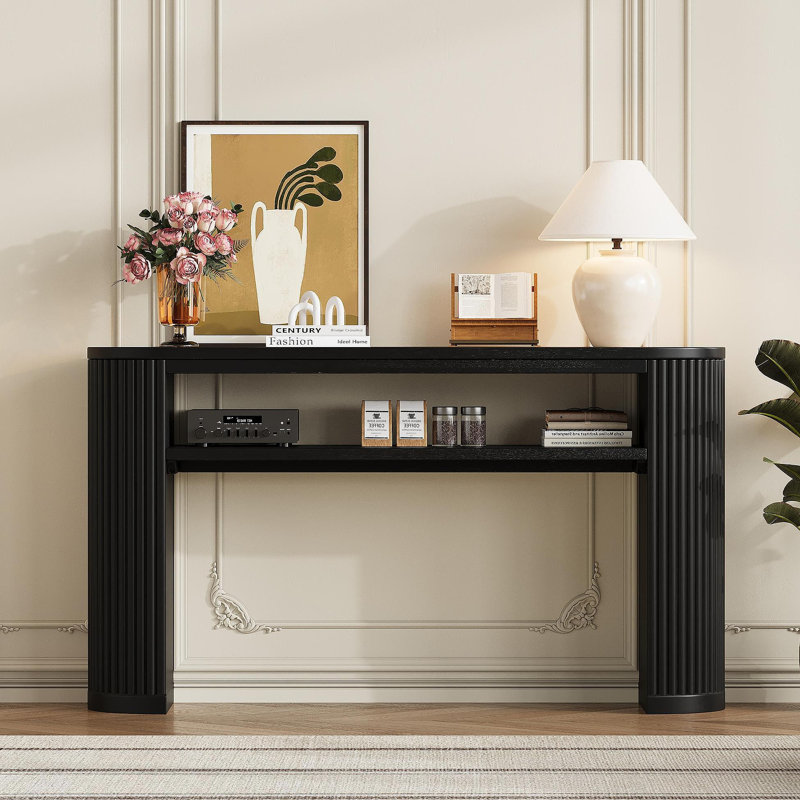 Console Rustic, Noir, Noir, Noir