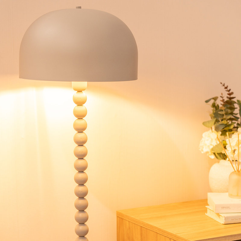 Brundon 145cm Silver Traditional Floor Lamp