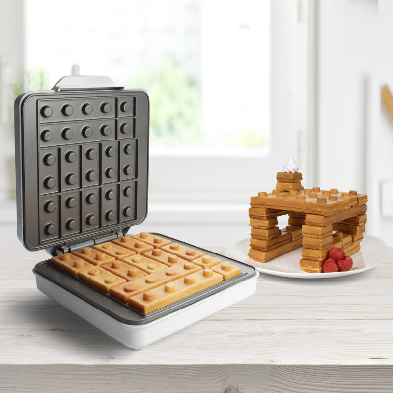 Nonstick Building Brick Electric Waffle Maker