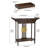 Domna 32.09'' Solid Wood Console Table