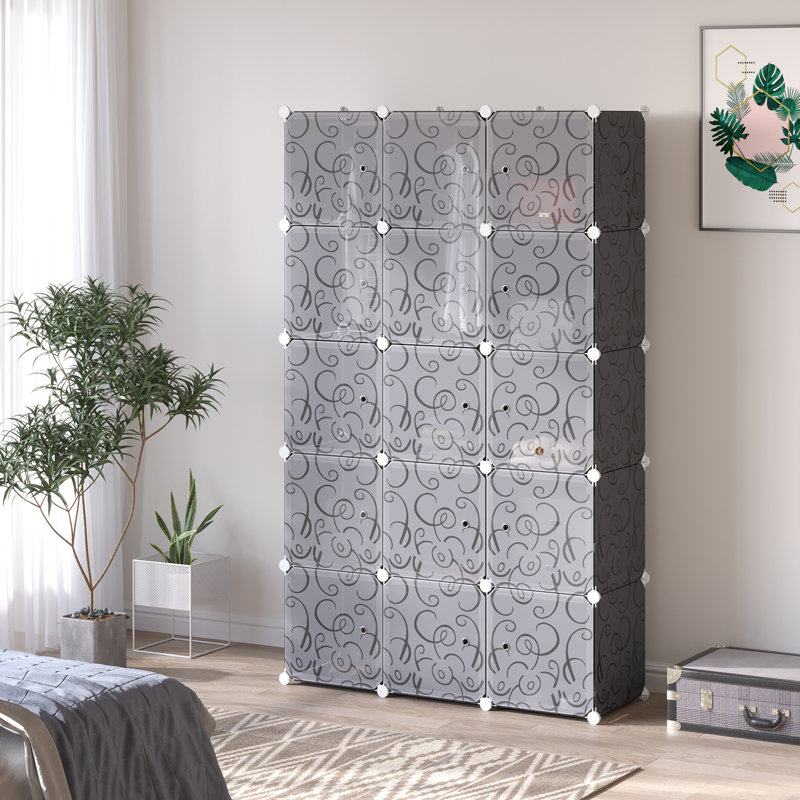 15 Door Plastic Wardrobe