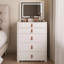 Tabouret roulant avec tiroirs de rangement fonctionnels pour meuble-lavabo avec rangement fonctionnel - Arrtle Furniture