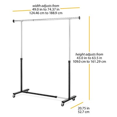 Rebrilliant Vanesa Garment Rack & Reviews | Wayfair