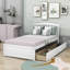 Lit plateforme simple avec tiroirs Eljay-1267667851