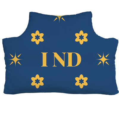 Indianapolis Basketball  Headboard Pillow Queen
