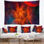 Tapisserie ciel abstrait avec nuages rouges bibliques-28498078