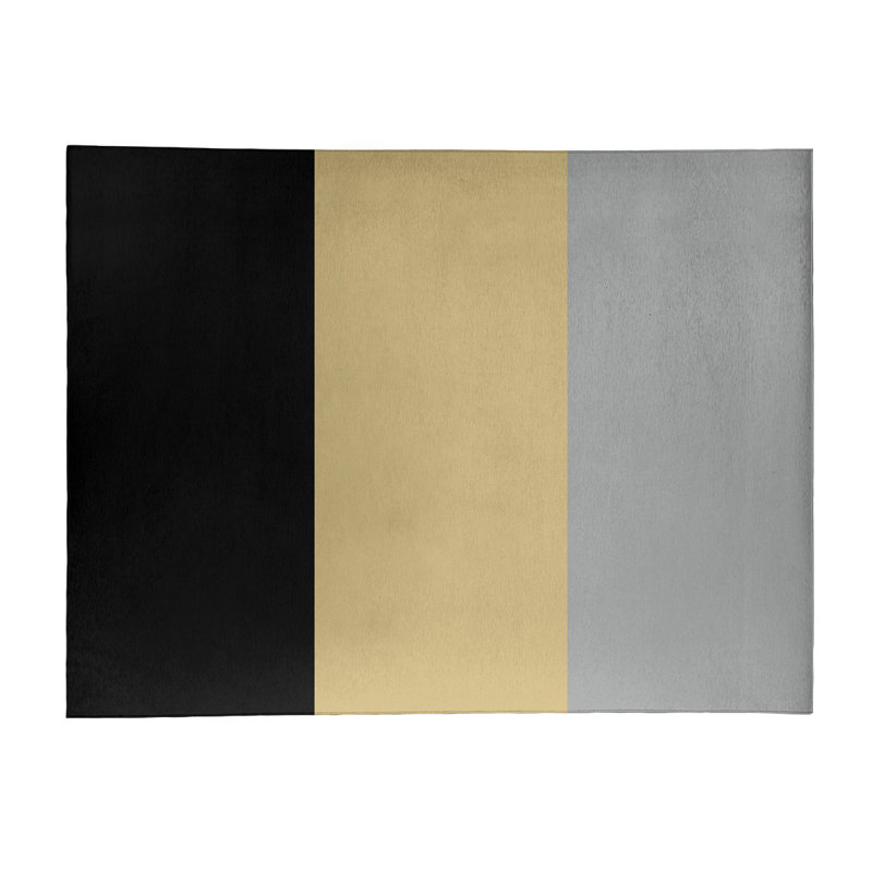 Tapis doré/gris, Rectangle 9 pi x 12 pi