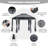 11.5 Ft. W x 11.5 Ft. D Steel Patio Gazebo-86138926