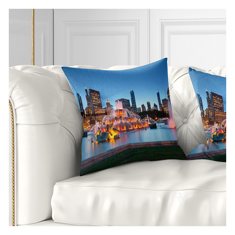 Housse de coussin rectangulaire et insert, Carrée 18 po x 18 po