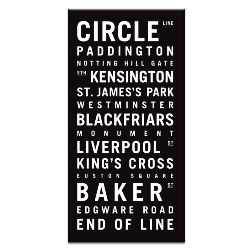 Tram Scrolls - Print on Canvas, 153.5cm H x 77.5cm W x 4.5cm D