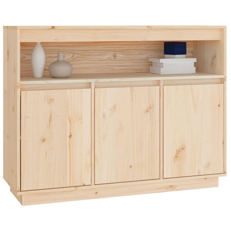 Masciarelli 104.5cm Solid Wood Sideboard, Brown