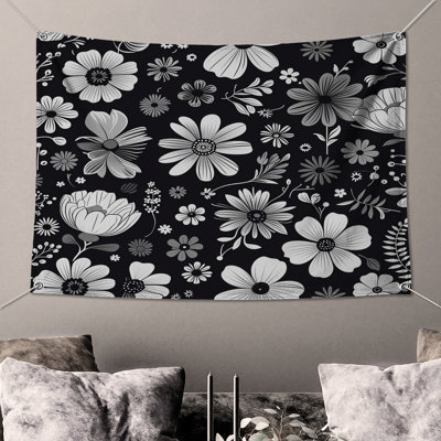 Floral Wall Tapestry - Nature Wall Decor