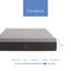 O by Neven Allume 12'' Plush Charcoal Infused Gel Memory Foam Mattress-61762861