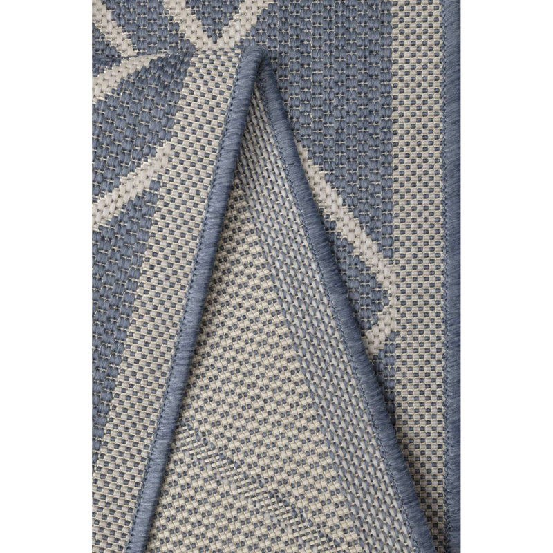 Demarcio Geometric Indoor / Outdoor Area Rug, Rectangle 10' x 14'2"