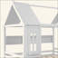 Lits avec tiroirs de rangement et fenêtre, structure de lit plateforme en bois massif avec tablettes, pour enfants, sans sommier et conception enfantine-60490966-60490961