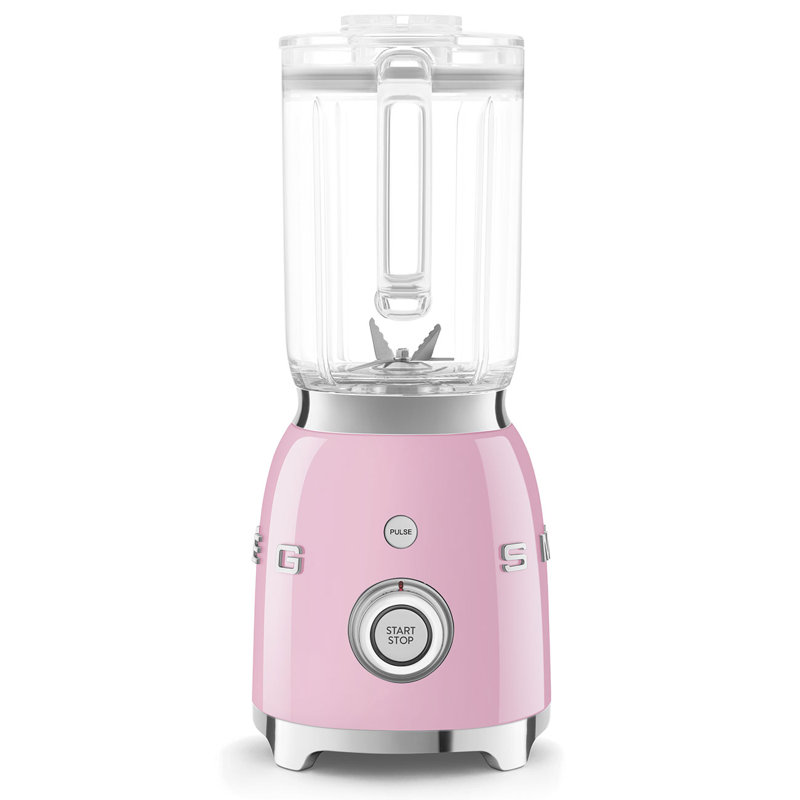Smeg BLF03 50's Style Retro Countertop Blender, Pink