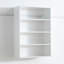 Système d'organisation mural en bois blanc Devi
