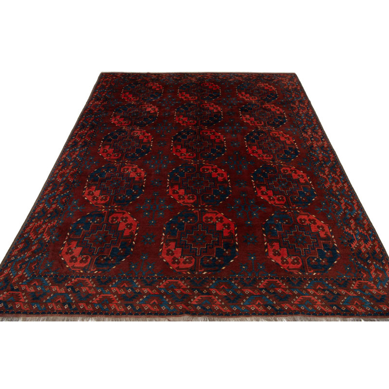 Ontiveros Rust Red Rug