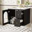 Armoire de salle de bain murale avec lavabo en céramique-252052133