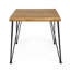 Table d'extérieur - Bois massif avec lambris élégant, plateau 32,5 po