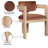 Sacha Frink Upholstered Dining Arm Chair-990218004-990218040