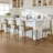 Comfortable Bar Stools Set of 2, 26” Thick Upholstered Counter Height Bar Stools with Back, Linen Counter Stools with Metal Legs for Kitchen Island, Khaki-1511658860-1511658863