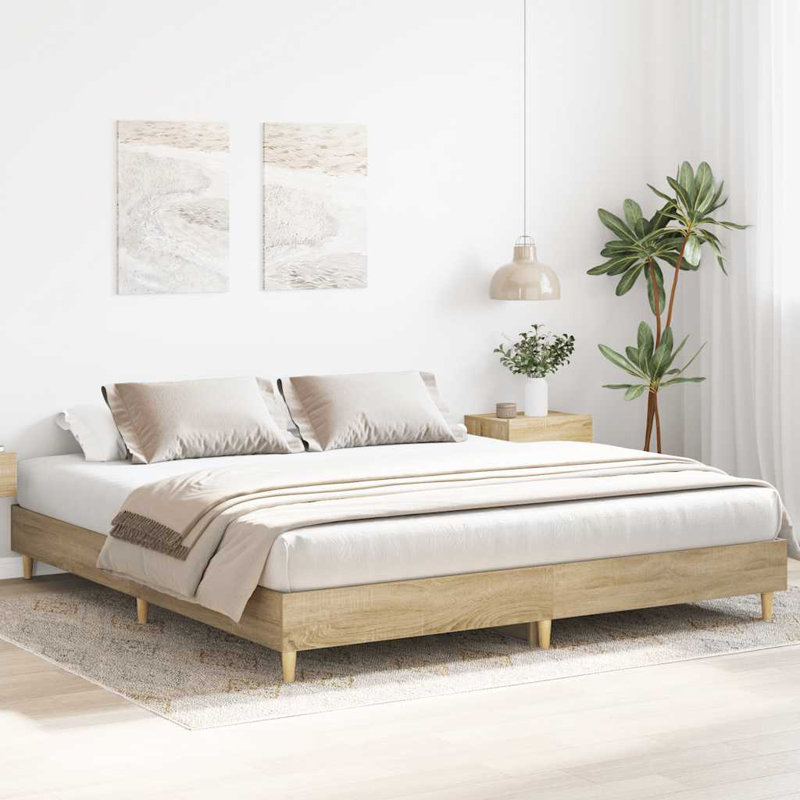 Bed, Super King (6'), Sonoma Oak