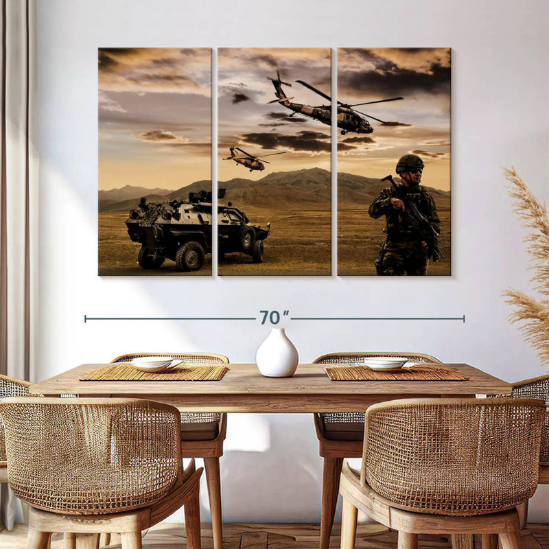 Amaanah Operation, 32" H x 50" W